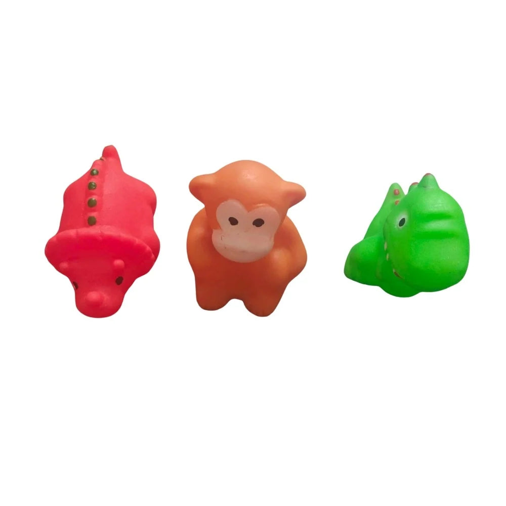 Small Size Animal Chu Chu Toys | Rubber | Toys| 6+ Months