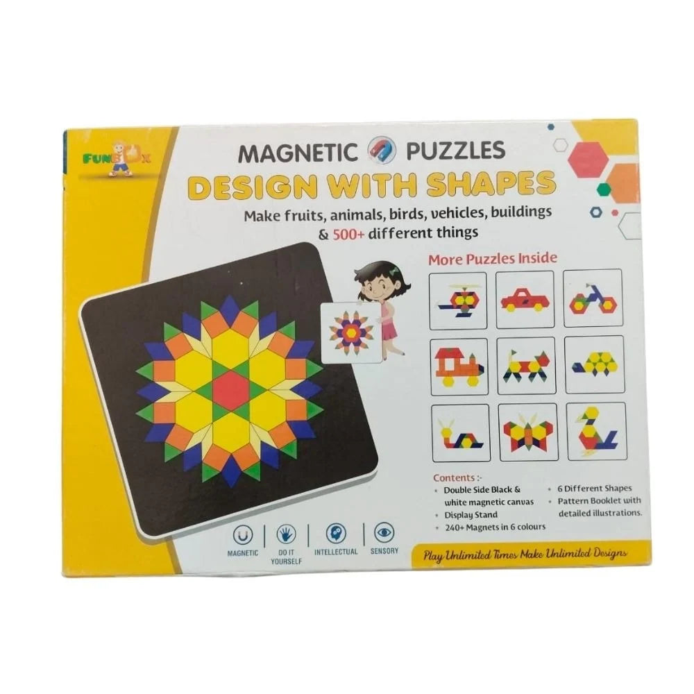 Magnetic Puzzle | Cardboard | Educational Toys| 3+ Years