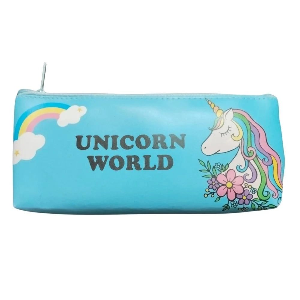 Pack Of_2 Pencil Poch - Unicorn World | Canvas | Stationery | 3+ Years