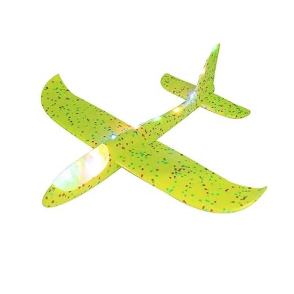 Plastic 3D Throw Foam Plane Aeroplane Gliders, Flying AircraftAPack Of 1 (Multicolor )