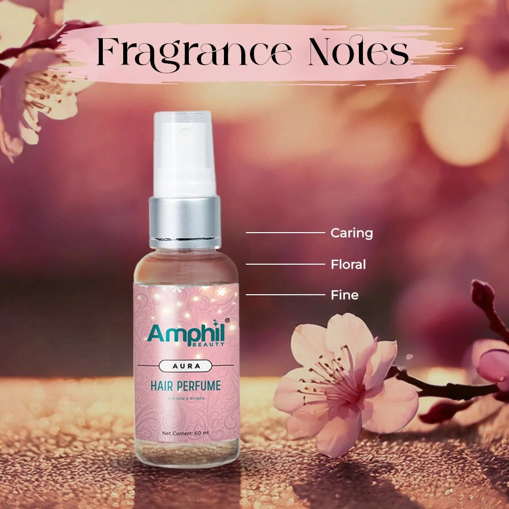 Amphil beauty Aura Unisex Hair perfume 60 ml | Alcohol Free | Water Based | Paraben Free