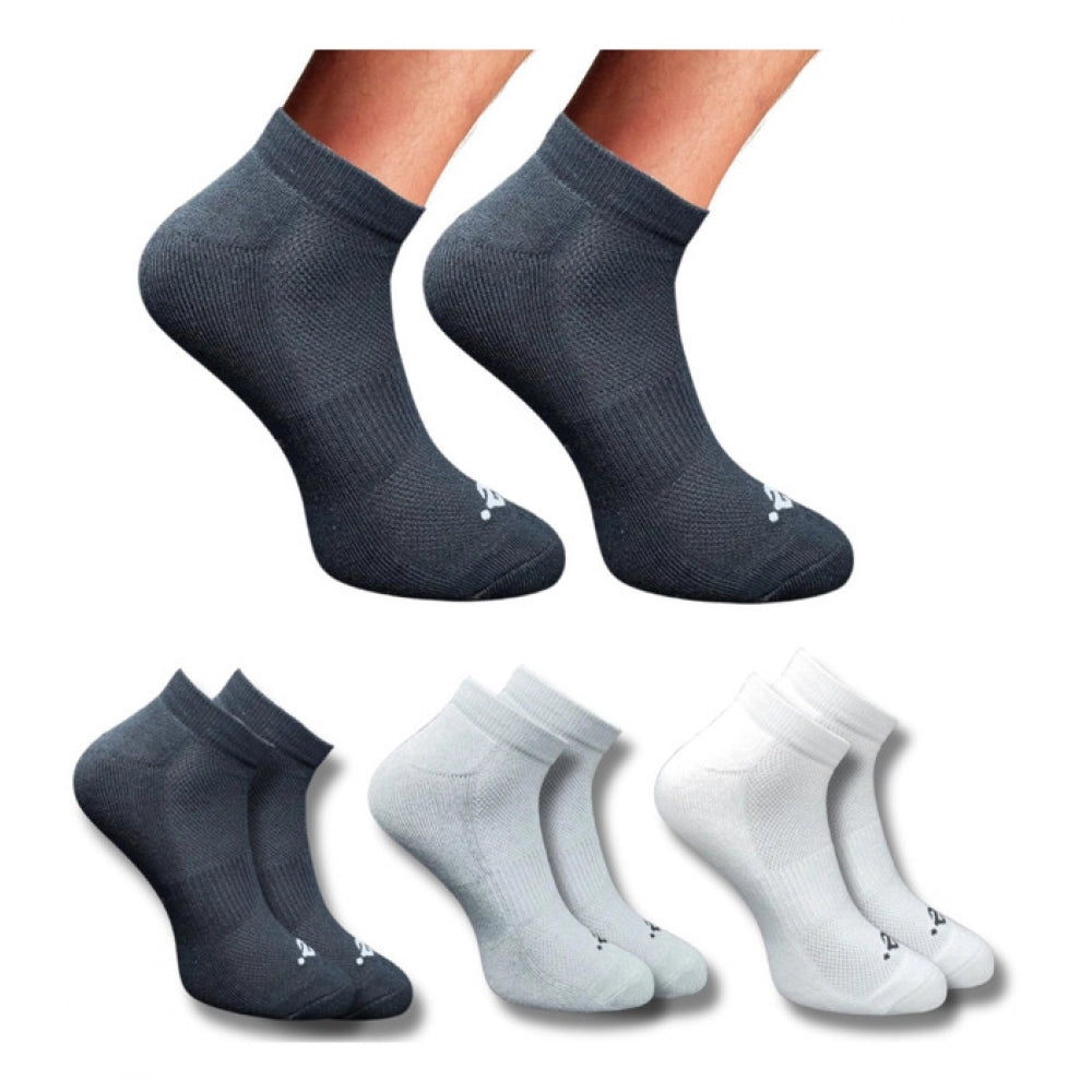 3_Pair Set Unisex Casual Cotton Printed Low Cut Socks (Multicolor)