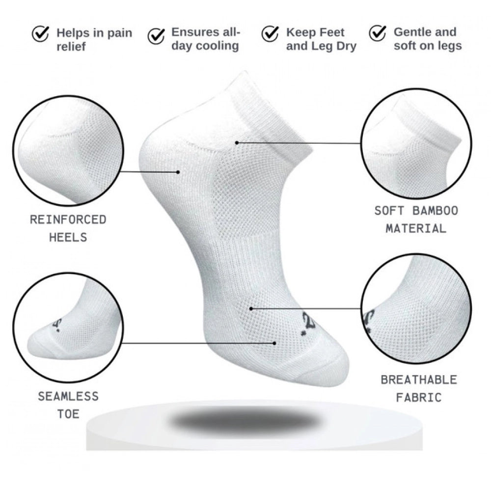 3_Pair Set Unisex Casual Cotton Printed Low Cut Socks (Multicolor)