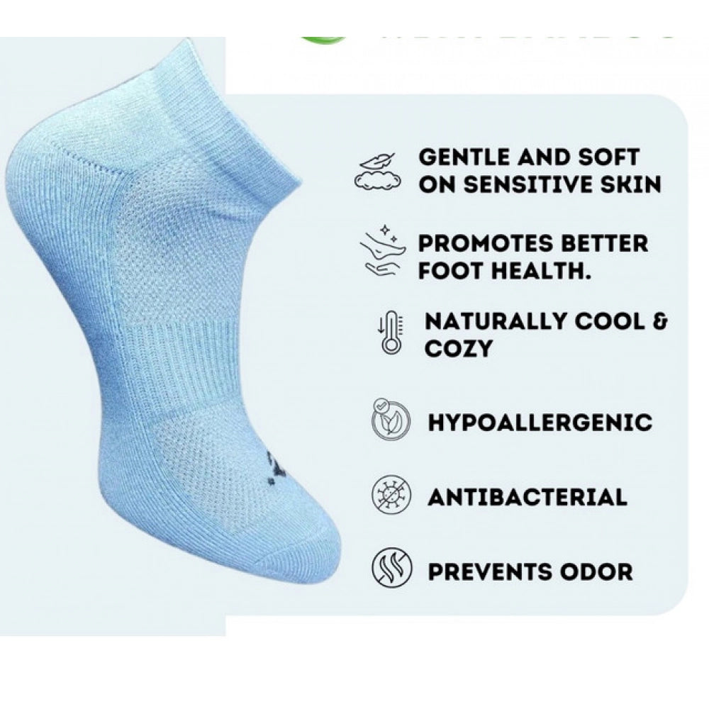 3_Pair Set Unisex Casual Cotton Printed Low Cut Socks (Multicolor)