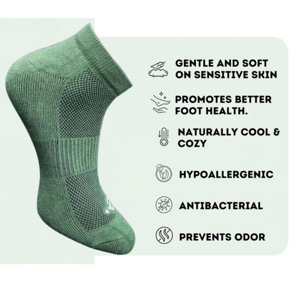 3_Pair Set Unisex Casual Cotton Printed Low Cut Socks (Multicolor)