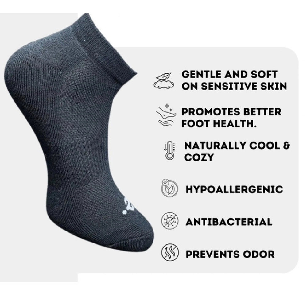 3_Pair Set Unisex Casual Cotton Printed Low Cut Socks (Multicolor)