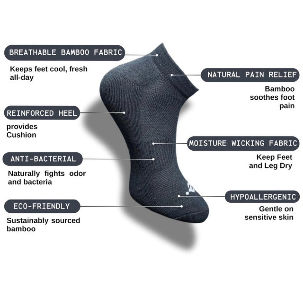 3_Pair Set Unisex Casual Cotton Printed Low Cut Socks (Multicolor)