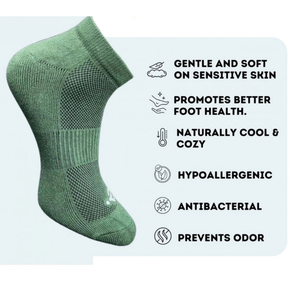 3_Pair Set Unisex Casual Cotton Printed Low Cut Socks (Multicolor)