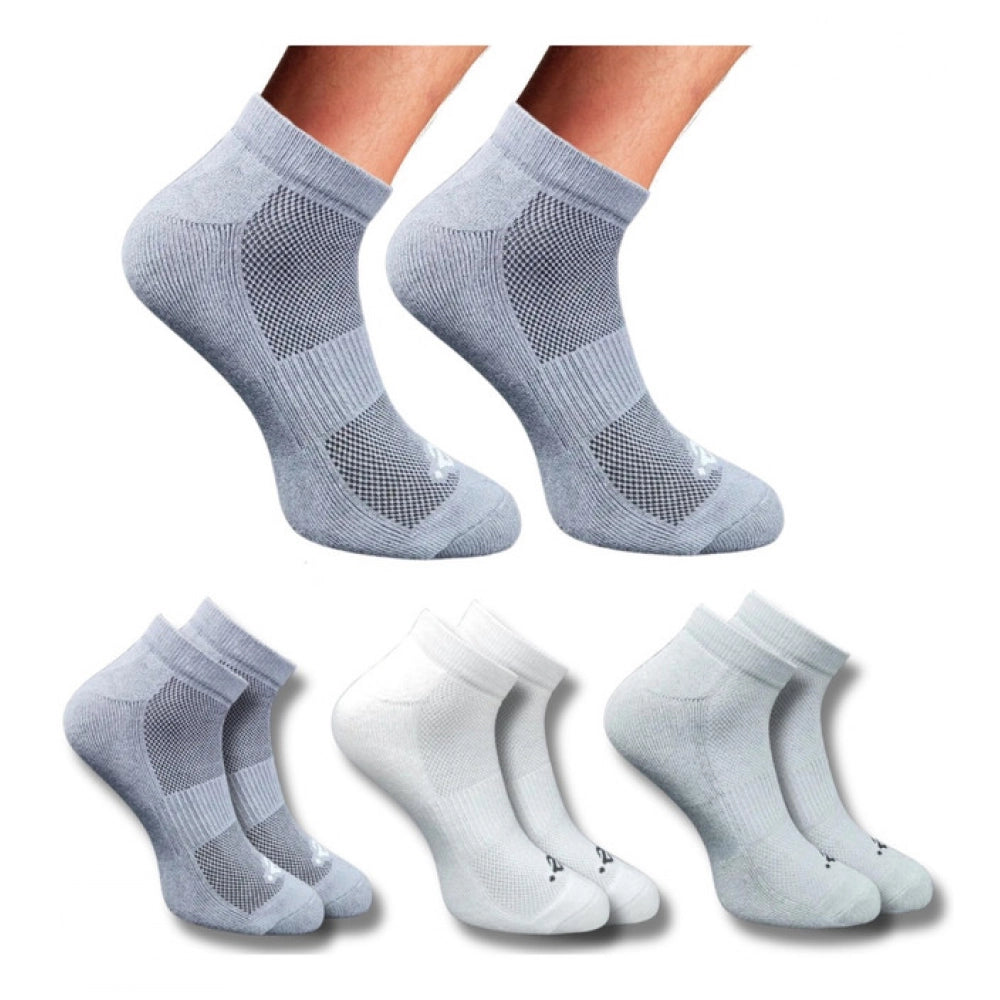 3_Pair Set Unisex Casual Cotton Printed Low Cut Socks (Multicolor)