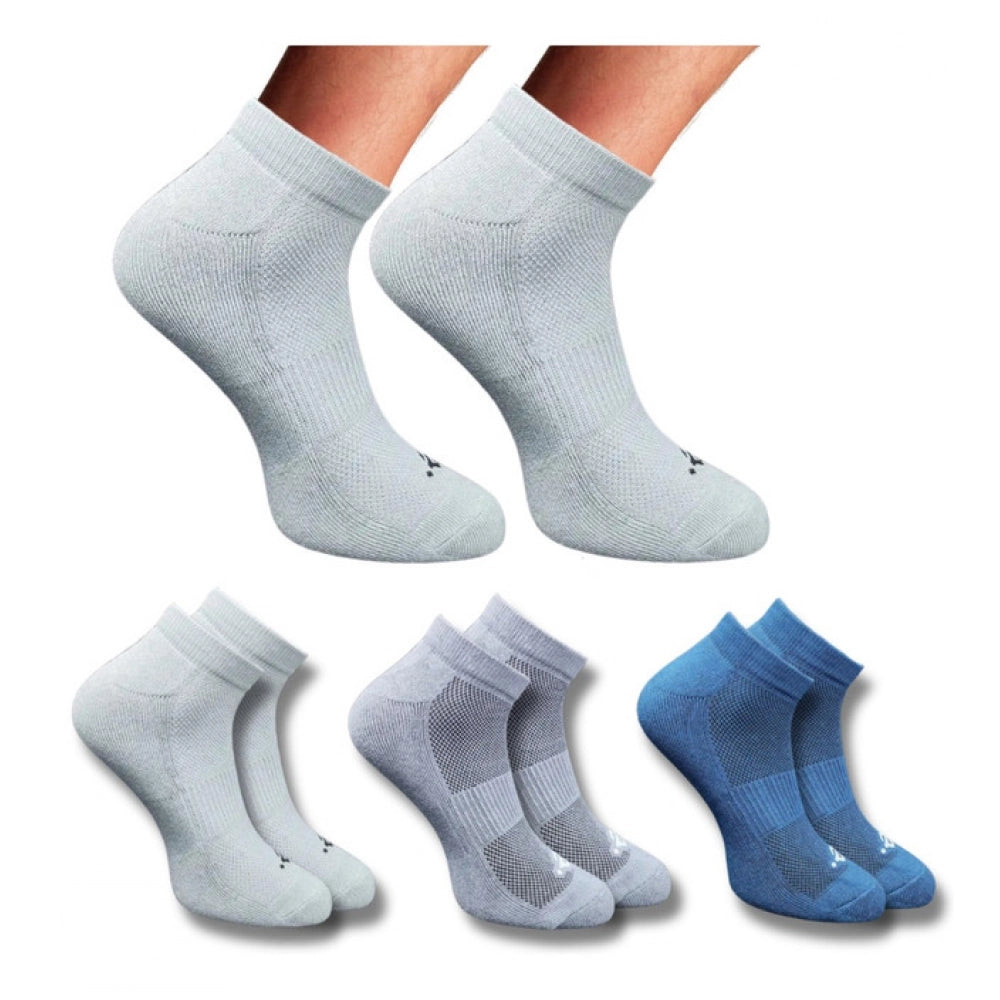 3_Pair Set Unisex Casual Cotton Printed Low Cut Socks (Multicolor)