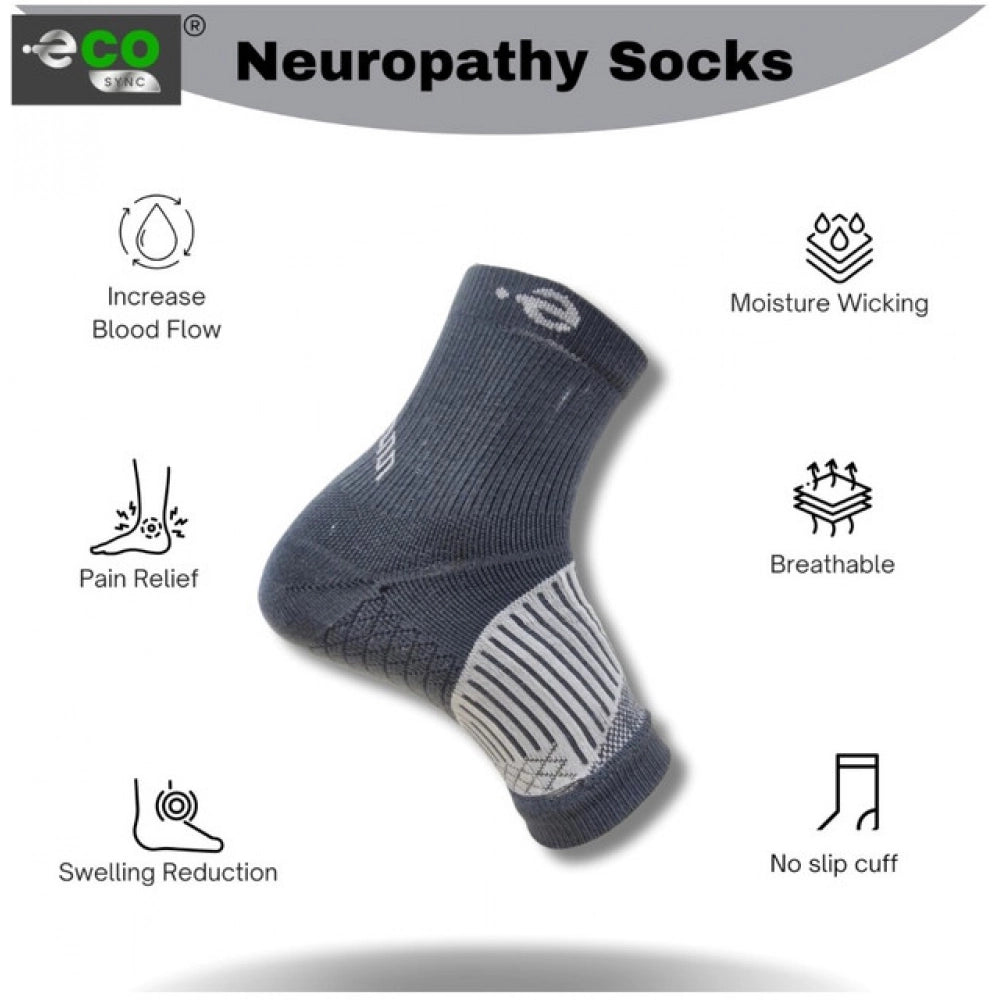3_Pair Set Unisex Casual Cotton Printed Ankle Length Support Socks (Multicolor)
