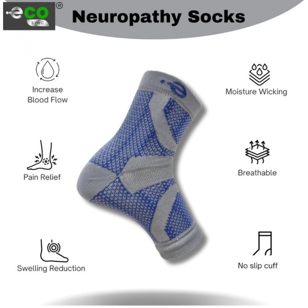 3_Pair Set Unisex Casual Cotton Printed Ankle Length Support Socks (Multicolor)
