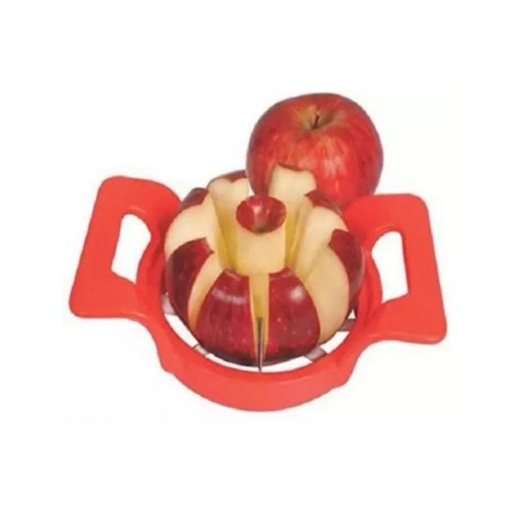 Pack Of 3_Apple Cutter – Stainless Steel Fruit Slicer And Corer for Quick Cutting (Color: Assorted )