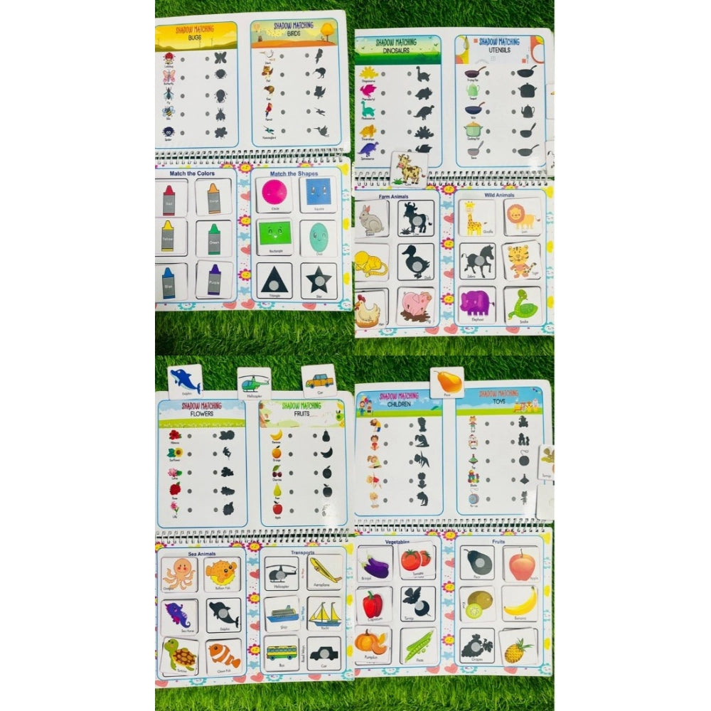 Montessori Busy Book – Early Learning Activity Set (2–4 Years, Multicolor)