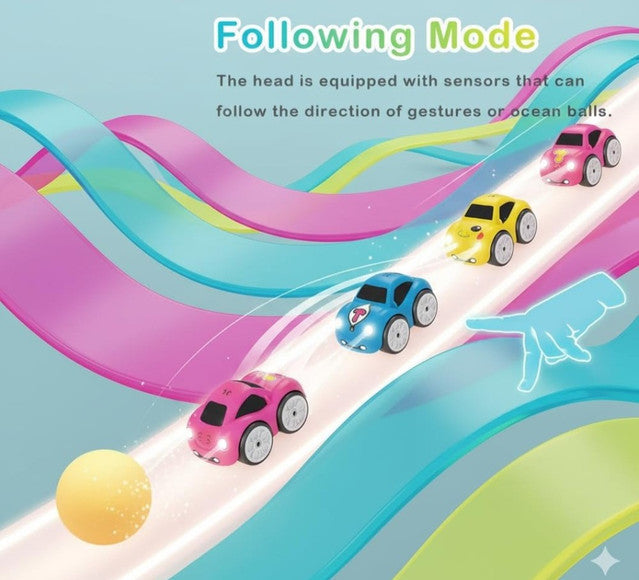 Plastic Mini RC Intelligent Car (Multicolor)