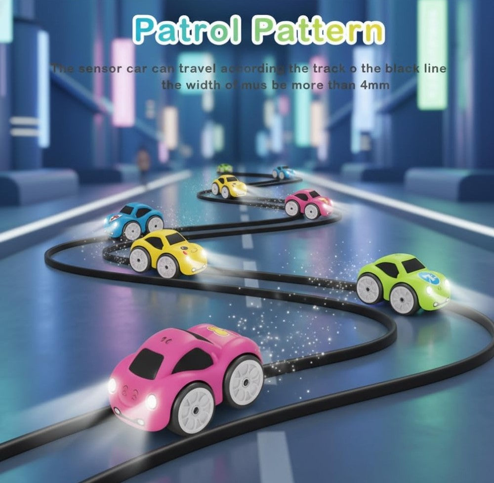Plastic Mini RC Intelligent Car (Multicolor)