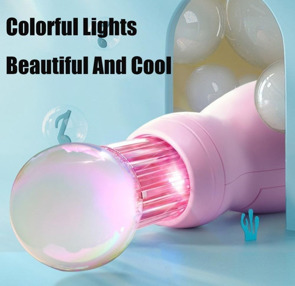 Plastic Fog Bubble Machine (Multicolor)