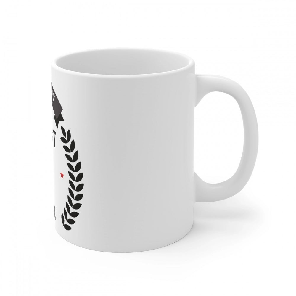Generic Ceramic 34th Anniversary Printed Coffee Mug (Color: White, Capacity:330ml)