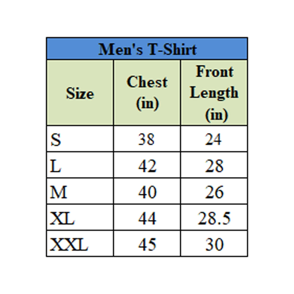 Generic Men's Casual Cotton Printed Half Sleeve Round Neck T-Shirt (Green)