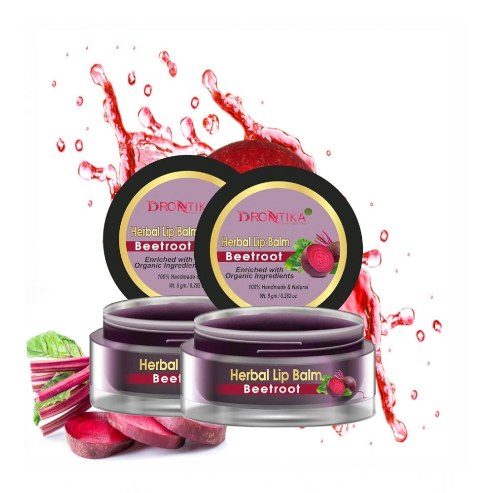 Generic Unisex Herbal Dark And Chapped Lips Beetroot Lip Balm Pack Of 2  (20gm)
