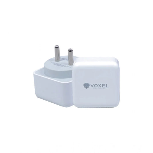 VOXEL 25 Watt ' C ' Port PD Charger AB Plastic (White)