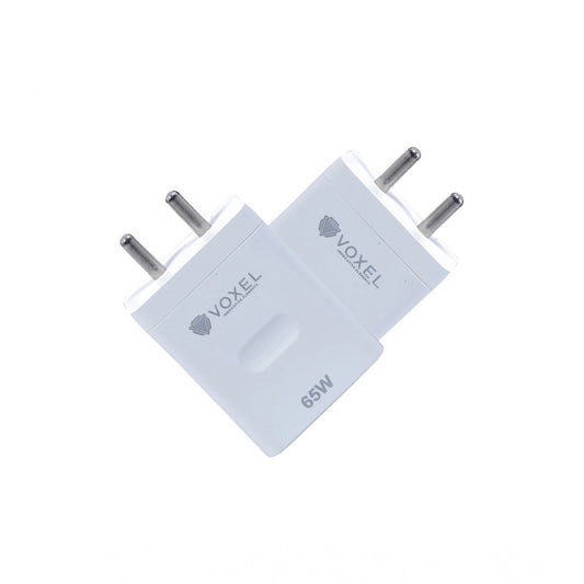 Generic VOXEL 65 Watt Usb Fast Charger AB Plastic (White)