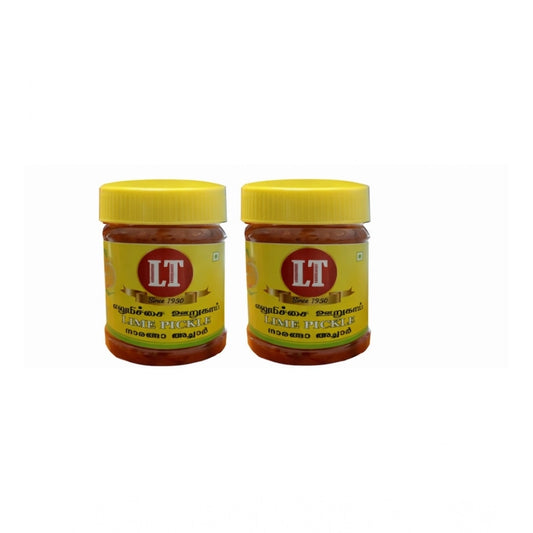 Generic  Pack of_2 500GM LT Lemon Pickle Traditional Digestive Side Dish (Red)