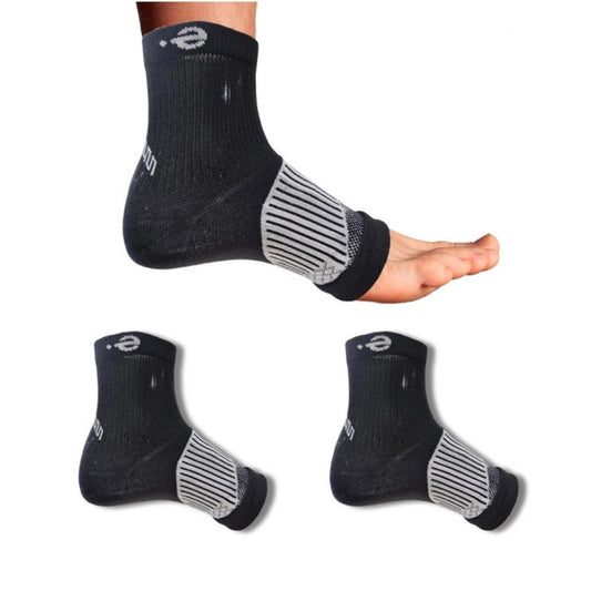 Generic 3_Pair Set Unisex Casual Cotton Printed Ankle Length Support Socks (Multicolor)
