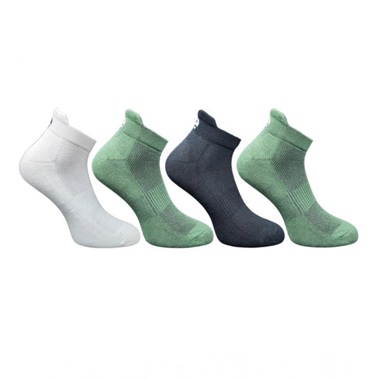 Generic 4_Pair Set Unisex Casual Bamboo Cotton Printed Ankle Length Socks (Multicolor)