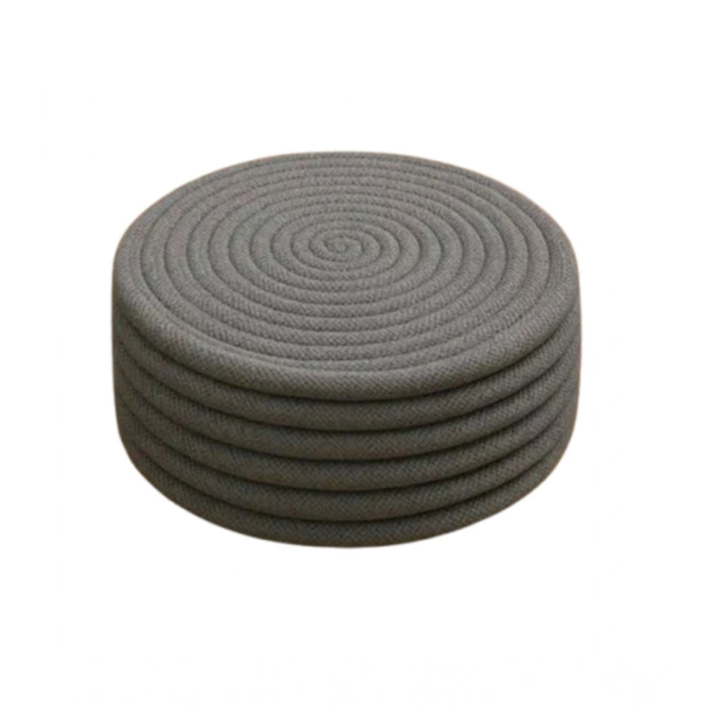 Generic Cotton Rope Drink Coasters 6 Pcs Set (Gray)