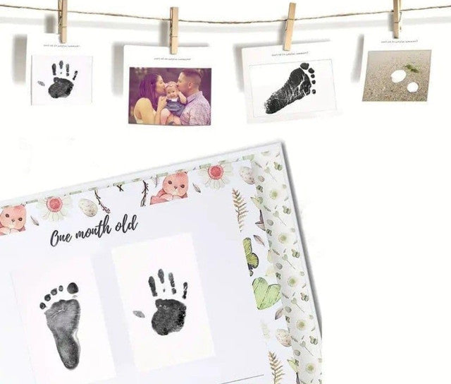 Baby Hand and Footprint (White)