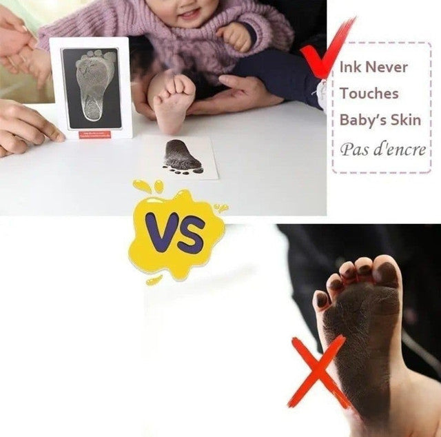 Baby Hand and Footprint (White)