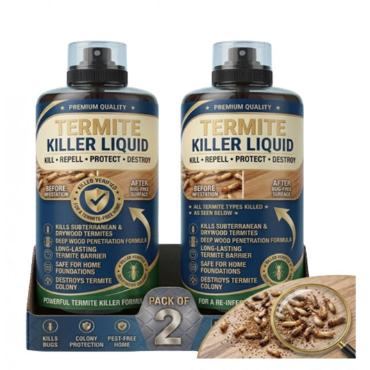 Pack of 2 Termite Killer Liquid Spray Bottles 100 ML