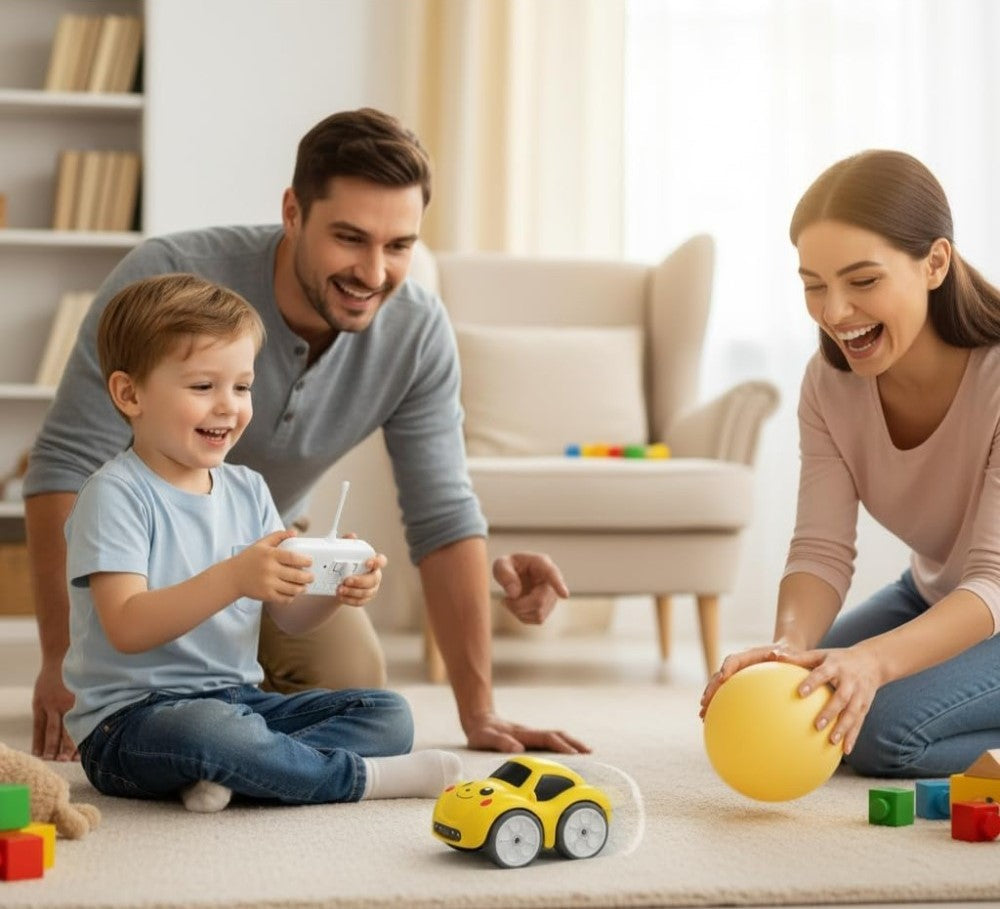Plastic Mini RC Intelligent Car (Multicolor)
