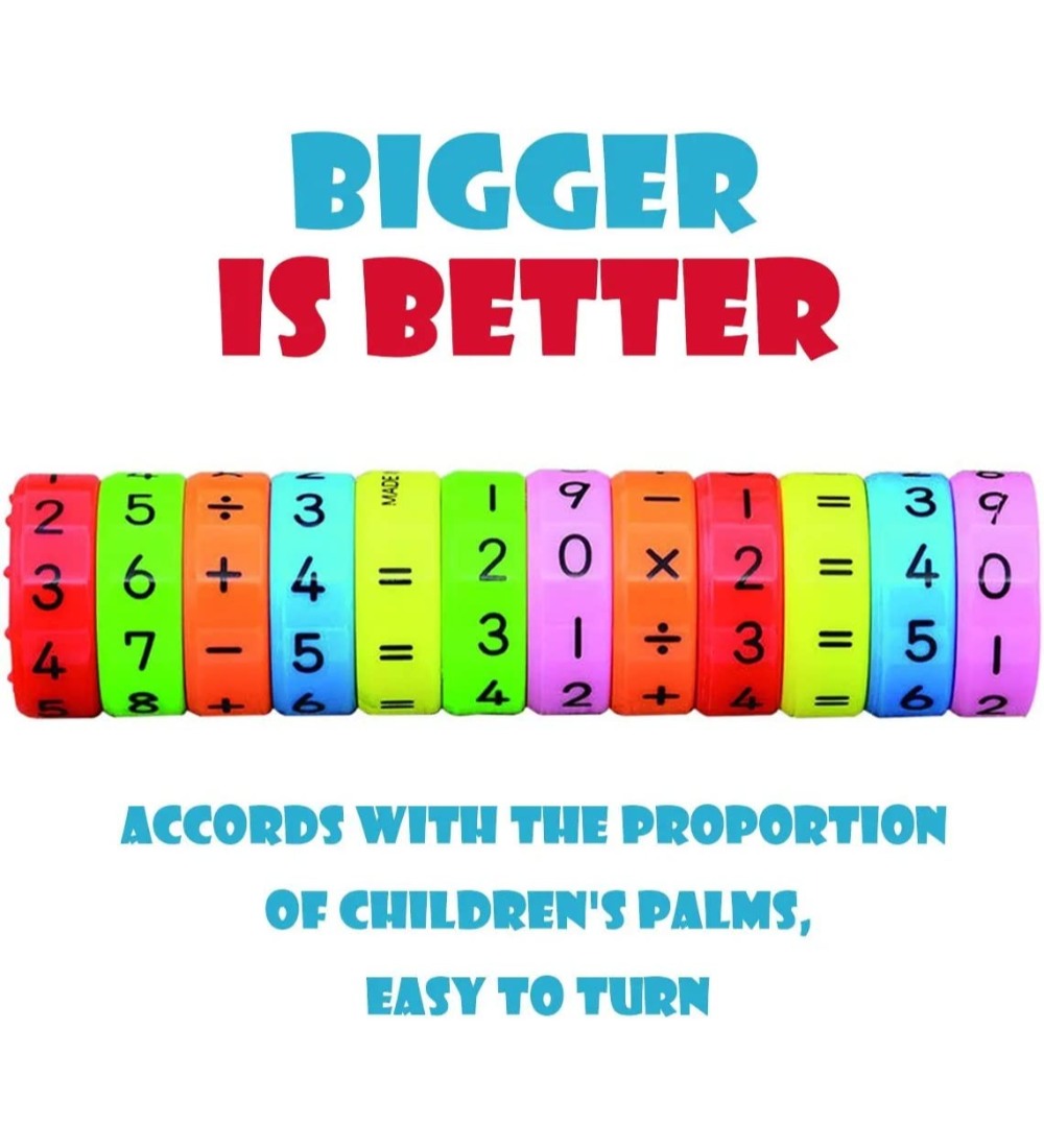 Plastic & Magnet Magnetic Math Block Learning Toy (Multicolor)