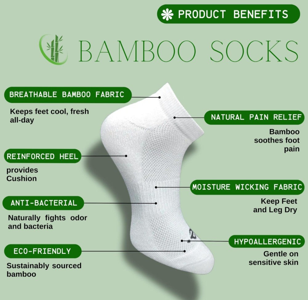 Pack of 3 Unisex Bamboo Blend Solid Low Cut Socks (Off White, Sky Blue)